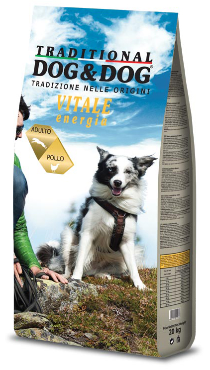 Сухой корм для активных собак, беременных или кормящих сук Dog&Dog Vitale Energia (Курица)